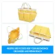 Garden Tool Bag, Oxford Cloth Hand Tool Storage Tote Organizer Gardening Tote with Pockets for Women Men (yellow)