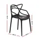 Gardeon 4PC Outdoor Dining Chairs PP Portable Stackable Chair Patio Furniture