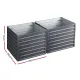 Green Fingers 2x Garden Bed 100x100x77cm Planter Box Raised Container Galvanised
