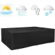 Garden Furniture Cover - 240*140*90 cm - Garden Furniture Protective Cover - Protective Cover for Table (Rectangular) - Lounge Set Cover - Garden Table Cover - Waterproof - Windproof - Dustproof Oxford Fabric - Furniture Covers - with drawstring - for Tab