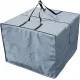 Storage bag - Furniture cover - Garden furniture cover - Storage bag for seat cushion - Oxford fabric storage bag - Waterproof storage bag - dust cover - with storage bag - with zipper, handles - for garden furniture, clothing, cushions - 81*81*61 cm - gr
