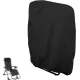 Weatherproof Protective Cover for Sun Lounger - Waterproof Chair Cover - Garden Chair Cover - Cover for Folding Chairs - Garden Furniture Cover - Protective Cover for Sun Loungers - 71x20/34x110cm - Cover for Sun Lounger - Black - With Carrying Bag - For