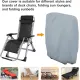 Waterproof Chair Cover - Garden Chair Cover - Protective Cover for Garden Furniture - Waterproof Chair Cover - Cover for Folding Chairs - Garden Furniture Cover - Garden Chair Cover - 71x20/34x110cm - For Outdoor Use in the Garden, Balcony or Terrace - Gr