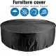 Garden furniture cover - Garden table cover - furniture covers - garden table cover - round garden furniture cover - waterproof garden furniture covers - 120 x 75 cm - Waterproof - Windproof - Dustproof - Anti-UV - round - 210D Oxford cloth - black - for