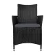 Gardeon Outdoor Dining Chairs Patio Furniture Wicker Garden Cushion Idris 2PC