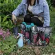 Garden Tool Bag, Garden Tote Storage Bag with 8 Pockets, Women Men Garden Plant Tool Storage Bag (Tools NOT Included)