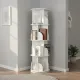 360-degree Rotating 4 Tier Display Shelf Bookcase Organiser