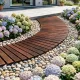 Gardeon 8FT Wooden Garden Pathway Roll-Out Curved Walkway Outdoor Backyard Charcoal Brown