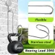 2 Pcs Flexible Garden Hose Storage Hook-Stainless Steel Water Hose Hanger Support Up to 44lbs-Hanging Stainless Hose Holder for Indoor Outdoor Home Garden Water Hose Storage