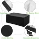 Garden Furniture Cover 210T Polyester Waterproof Anti-Uv Tarpaulin, Protective Cover For Tables, Chair, Sofa (200 160