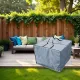 Storage bag - Furniture cover - Garden furniture cover - Storage bag for seat cushion - Oxford fabric storage bag - Waterproof storage bag - dust cover - with storage bag - with zipper, handles - for garden furniture, clothing, cushions - 81*81*61 cm - gr