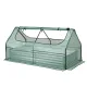 Green Fingers Raised Garden Bed with Greenhouse 3 in 1 Galvanised Planter Box Kit