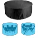 Garden furniture cover - Garden table cover - furniture covers - garden table cover - round garden furniture cover - waterproof garden furniture covers - 120 x 75 cm - Waterproof - Windproof - Dustproof - Anti-UV - round - 210D Oxford cloth - black - for
