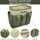 Garden Tool Bag, Gardening Tote With Pockets Canvas Heavy-duty Large Organizer Bag Carrier Gardening Storage Tote for women