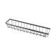 Refrigerator Hanging Shelf Nail Free with Hooks Black Refrigerator Spice Rack for Home Kitchen Double Layer