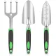 3-Piece Garden Tool Set - Gardening Set - Garden Kit - Tools for the Garden - Hand Tools - Garden Shears - Ideal Garden Gift for Women and Men - For Garden Lovers - Green
