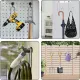 2 Pcs Flexible Garden Hose Storage Hook-Stainless Steel Water Hose Hanger Support Up to 44lbs-Hanging Stainless Hose Holder for Indoor Outdoor Home Garden Water Hose Storage