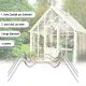 Greenhouse Clamps, 50-pack, greenhouse clamps, stainless steel W-clamps