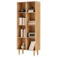 Artiss Bookshelf Bookcase 4 Tiers LEOR Pine