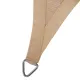 Instahut Shade Sail 5x5x5m Triangle 185GSM 95% Sand Shade Cloth