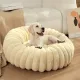 Pet Bed Dog Bed Cat Bed Small Dog Bed Medium Dog Bed Plush Pet Bed All-Season - Khaki - Size 50-20-20