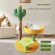 Pineapple Pineapple Cat Tree with Scratching Post & Cozy Perch - Multi-Level Cat Tower with Flower Platform and Hanging Ball for Indoor Cats