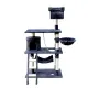 i.Pet Cat Tree 141cm Tower Scratching Post Scratcher Condo Wood House Bed Grey