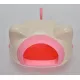 YES4PETS Medium Hooded Cat Toilet Litter Box Tray House With Scoop Pink