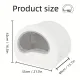Large Fully Enclosed Cat Litter Box Pet Toilet Odour Control Easy Clean Tray - White