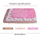 Beige Pet Blanket Set – Plush Paw Print Design, 3-Piece Pack (S/M/L Sizes)