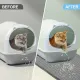 Cat Litter Mat Double Layer Waterproof Urine Proof Trapping Mat  Small Cat Litter Box Mat (Gray, 30x30 Inch of 1)