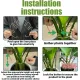 Gold Indoor Plant Stand for Climbing Plants - Plant Support Holder