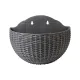 Exquisite Wall Flower Pot, Plastic Hanging Planter for Outdoor Garden Balcony, Home Decor Bucket Planter S
