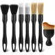 7PCS Car Deng Brush Kit - Ultra Soft Boars Hair Car Interior Deng Brushes, Includes 4 Different Brushes, Multi-use for Cleaning Interior or Exterior - Perfect Car Accessory Gift