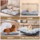 Fluffy Dog Crate Bed for Extra Large Dogs, Plush Faux Fur Pad, Calming Anti Anxiety XL Bed for Crate, Washable Soft Warm Dog Mat with Non-Slip Bottom - Pink - Size 29.5"L x 20"W