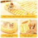 Pet Mat - Soft Pet Blanket - Warm Plush Blanket for Dogs and Cats - Comfortable & Cozy Sleep Blanket - 55*45cm - Yellow