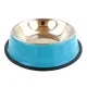 stainless steel pet bowls, non-slip dog bowls, large dog food bowls, cat bowls, pet food bowl, dog bowl large capacity, cat feeding bowl, durable pet bowls, anti-skid pet dishes, pet feeding products Australia - Blue - Size 26CM
