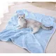 Beige Pet Blanket Set – Plush Paw Print Design, 3-Piece Pack (S/M/L Sizes)
