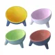 Raised Cat Bowl Pet Feeder Pet Bowl Elevated Dog Bowls 15° Tilted Pet Water Bowl - Cherry Blossom Pink