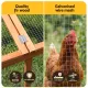 i.Pet Chicken Coop Wooden Pet Run Rabbit Hutch Large Outdoor Cage with Play Area Brown