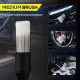 7PCS Car Deng Brush Kit - Ultra Soft Boars Hair Car Interior Deng Brushes, Includes 4 Different Brushes, Multi-use for Cleaning Interior or Exterior - Perfect Car Accessory Gift