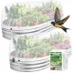 180*45*40cm(L*W*H) 2 Pack Garden Netting for Raised Beds, Ultra Fine Mesh Bird Netting Raised Garden Bed Cover, Plant Covers Pest Barrier Screen with Drawstring for Vegetables Fruits Flowers Protection - White