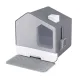 i.Pet Cat Litter Box Large Tray Kitty Toilet Enclosed Cat Litter Box Hooded Scoop Mat Grey