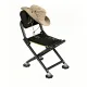Black folding camping chair, outdoor chair, portable chair, sturdy camping chair, comfortable camping chair, camping furniture Australia