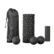 Everfit Foam Roller Set 4 in 1 Grid High Density Massager for Deep Tissue Trigger Point Myofascial Release Back Pain Muscle Recovery Gym Home Fitness Equipment with Storage Bag Supports 150kg