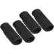 4 Pcs Neoprene Luggage Handle Wrap for Suitcase Luggage Tags Identifiers Bulk Luggage Handle Wrap Luggage Tag Wraps Travel Accessories (Black)