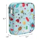 Knitting Needle Case, Portable Crochet Needle Case, Travel Organizer Storage Bag for Knitting Needles and Accessories (Bag Only)