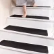 Non Slip Rubber Stair Treads, Indoor Stair Treads Stair Runners for Wooden Steps, Basement Stair Mats for Pet, Elderly, Set of 15