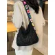 Hollow Out Knit Tote Bag for Women, 2026 New Yarn Woven Beach Bag, Large Capacity Casual Shoulder Bag, Perfect Spring Summer Mother’s Day Gift