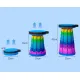 Folding Stool, Telescopic Camping Chair, Lightweight, Travel Chair and Outdoor Chair, Multicolor